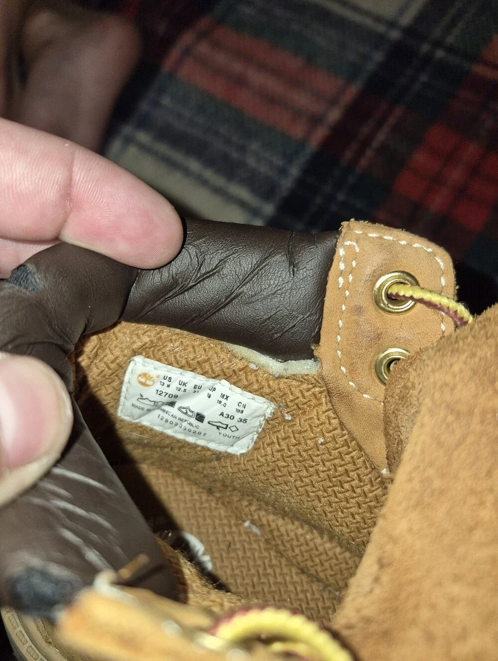 Classic Wheat Timberland Boots Size 13k Like New!!!